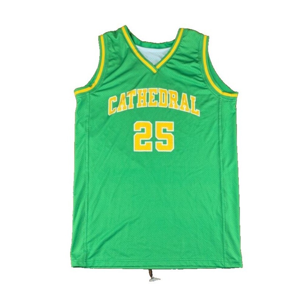 Dynamic Team Sports Cathedral #25 Basketball Jersey Green Womens M Medium